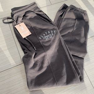Missguided “Playboy” Sweatpants